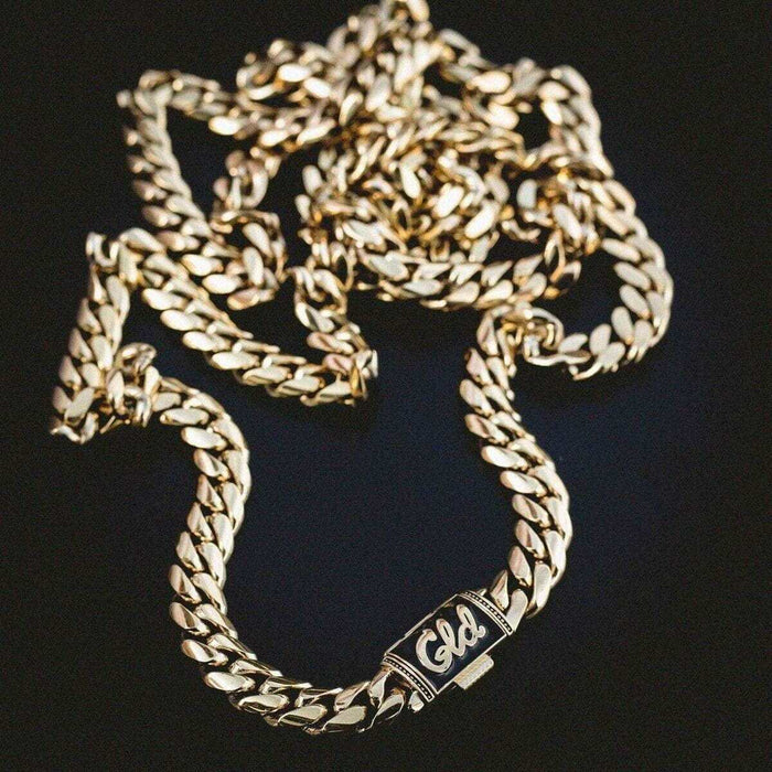 GLD Signature Cuban in Yellow Gold- 6mm - The GLD Shop