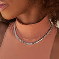 Miami Cuban Necklace in White Gold - 5mm