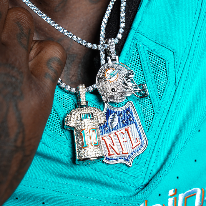 Miami Dolphins Tyreek Hill Jersey Pendant