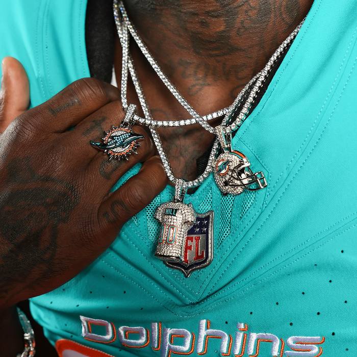 Miami Dolphins Tyreek Hill Jersey Pendant