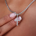 Micro Diamond Cross in White Gold - The GLD Shop