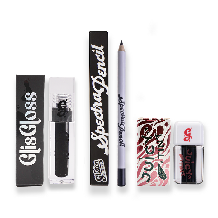 Midnight Muse - Black Lip Kit - Glisten Cosmetics