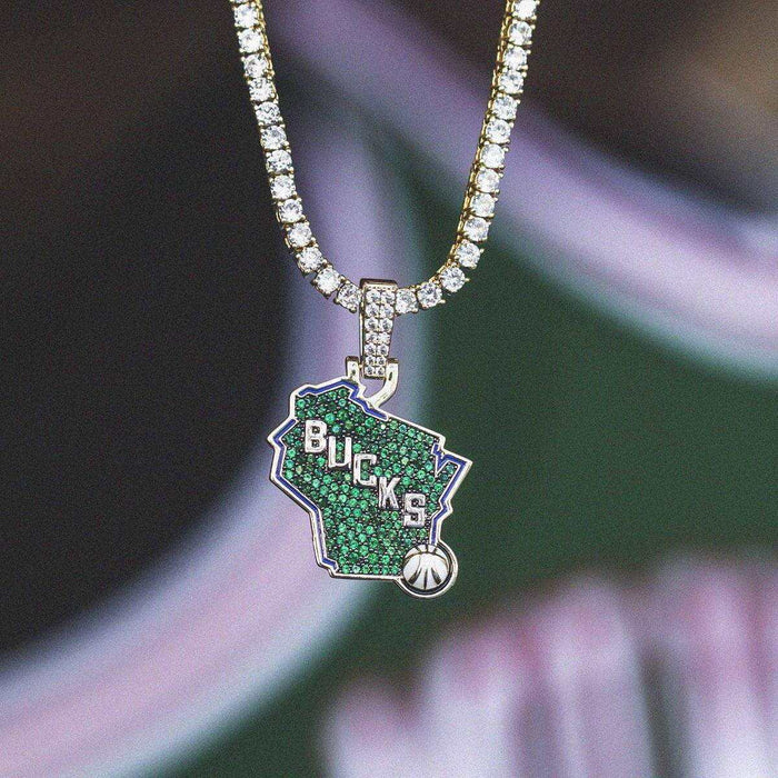 Milwaukee Bucks Pendant - The GLD Shop