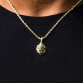 Mini Lion Pendant in Yellow Gold - The GLD Shop