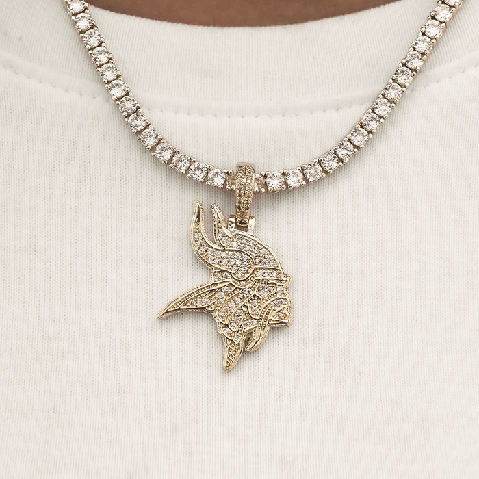 Minnesota Vikings Official NFL Micro Logo Pendant