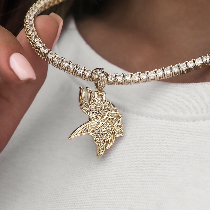 Minnesota Vikings Official NFL Micro Logo Pendant