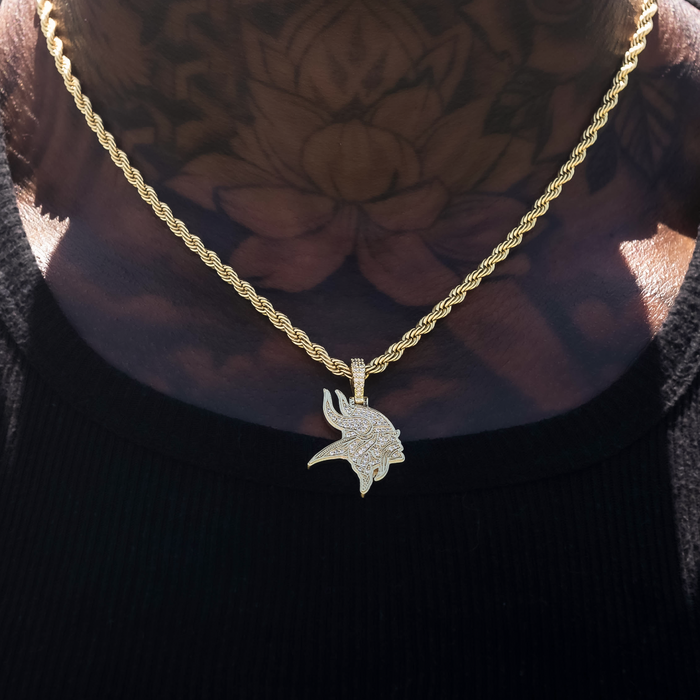 Minnesota Vikings Official NFL Micro Logo Pendant