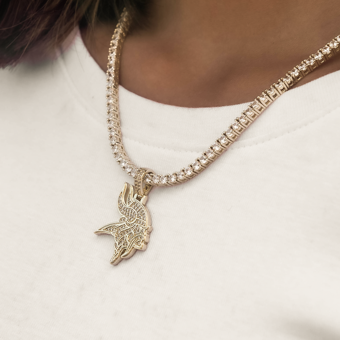 Minnesota Vikings Official NFL Micro Logo Pendant