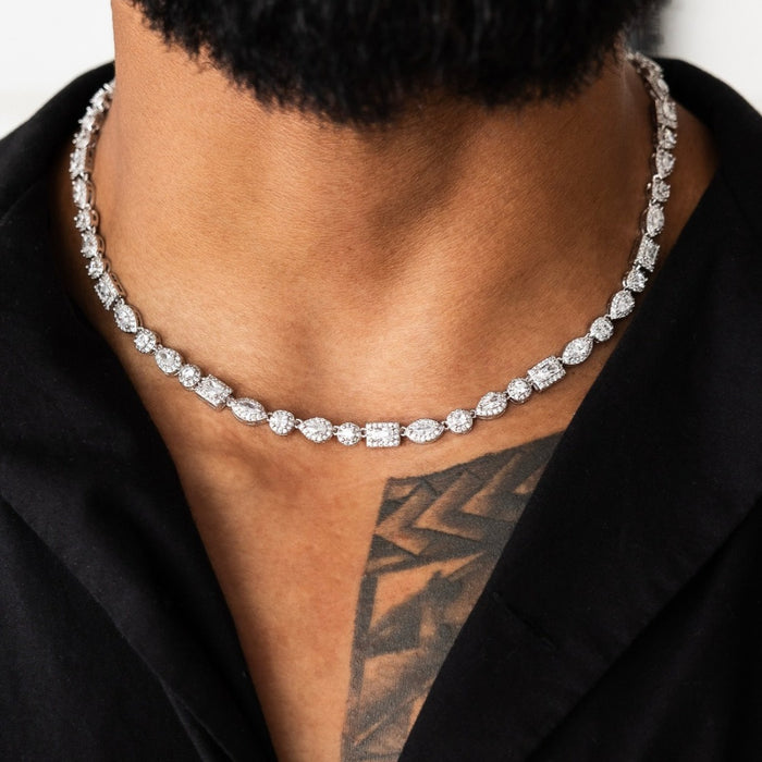 Mixed Stone Pave Chain