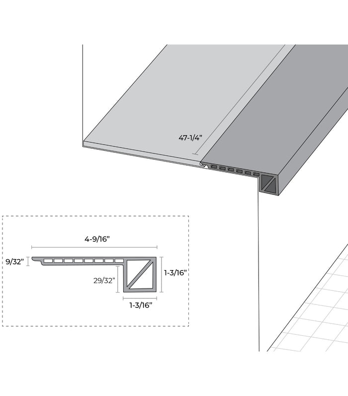 Modin Original PVC Stair Nosings