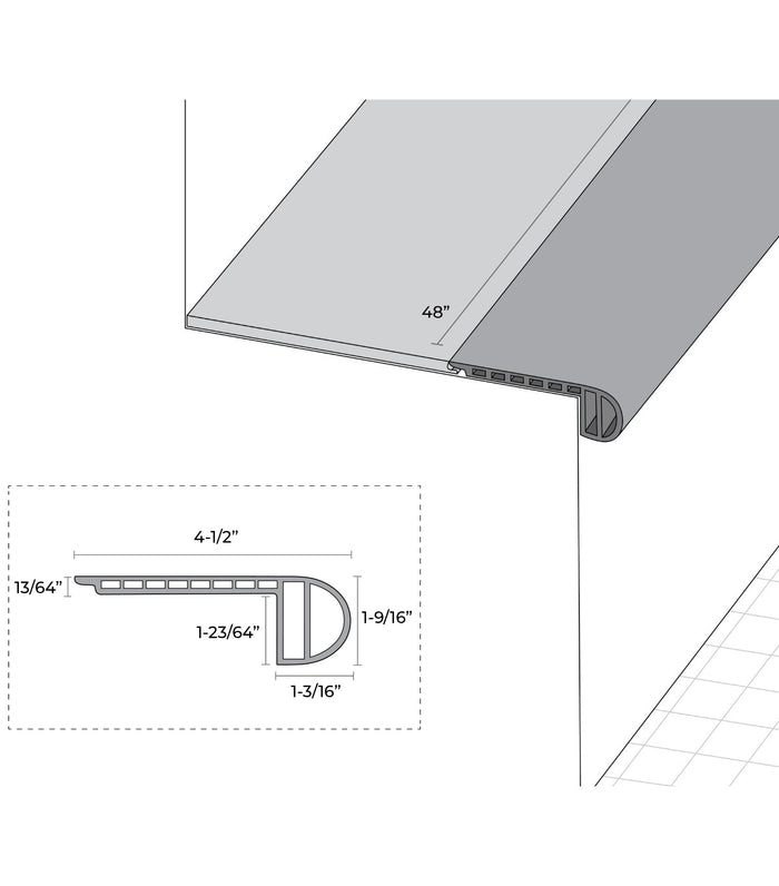 Modin Original PVC Stair Nosings