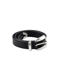 Molebo Soft Leather Triple Hardware Belt