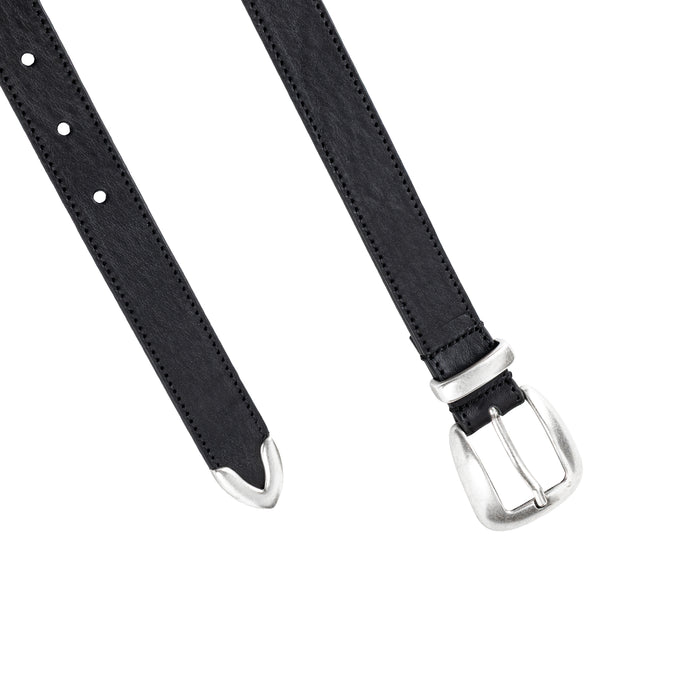 Molebo Soft Leather Triple Hardware Belt