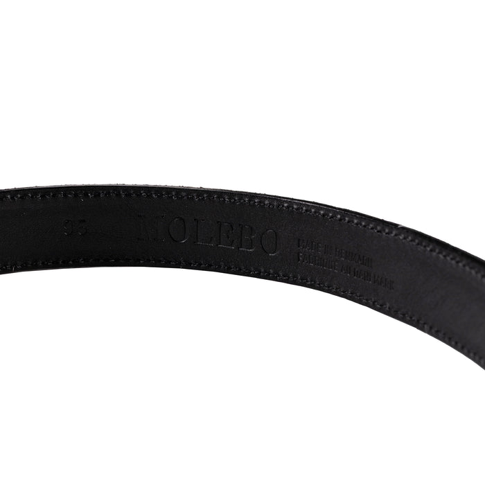 Molebo Soft Leather Triple Hardware Belt
