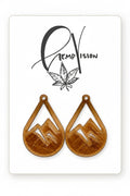 Mountain Tear Drop Earrings
