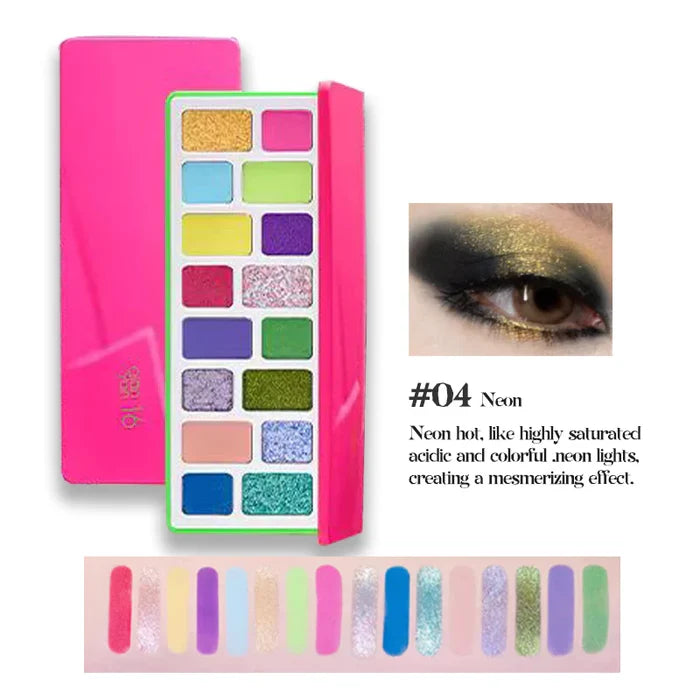 Neon - Eyeshadow Palette - Cheeryep