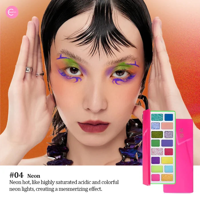 Neon - Eyeshadow Palette - Cheeryep