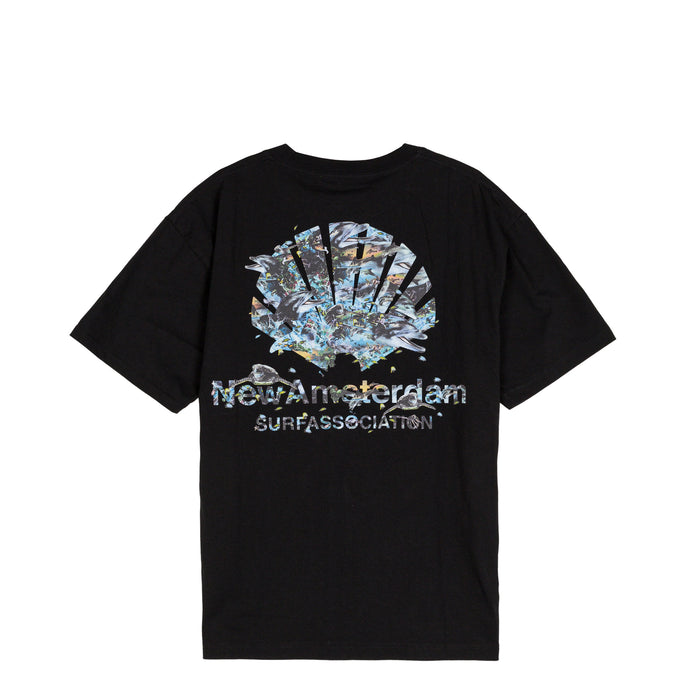 New Amsterdam Surf Association Dolphin Tee (Black)