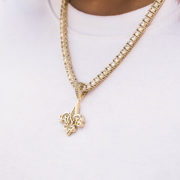 New Orleans Saints Official NFL Micro Logo Pendant