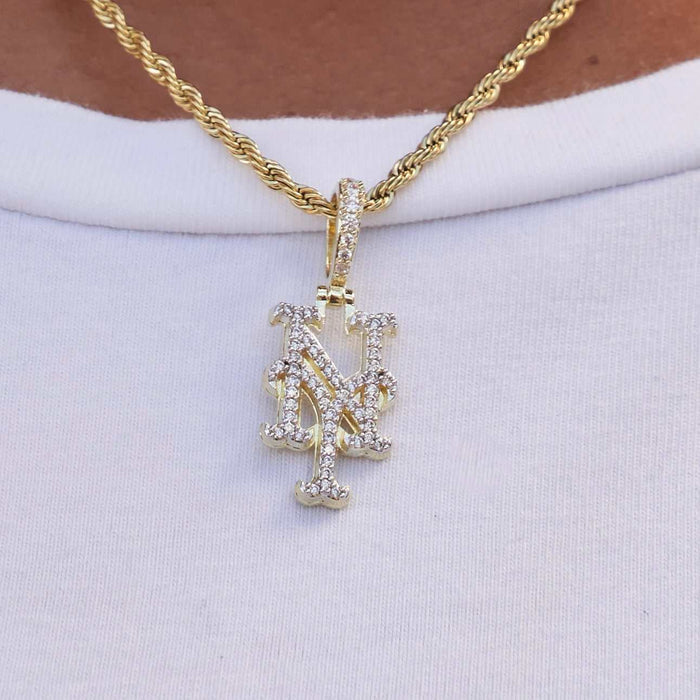 New York Mets Official MLB Micro Logo Pendant