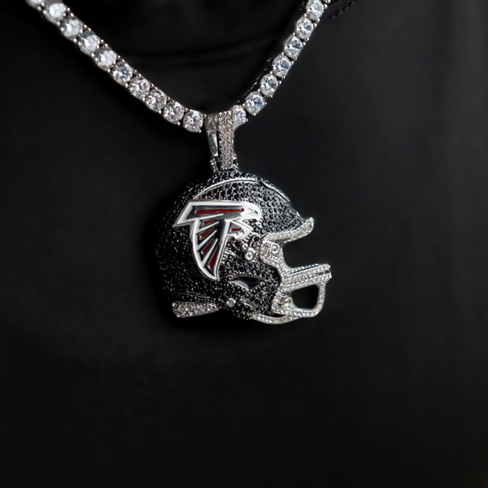 Official NFL 2025 Edition Atlanta Falcons Helmet Pendant