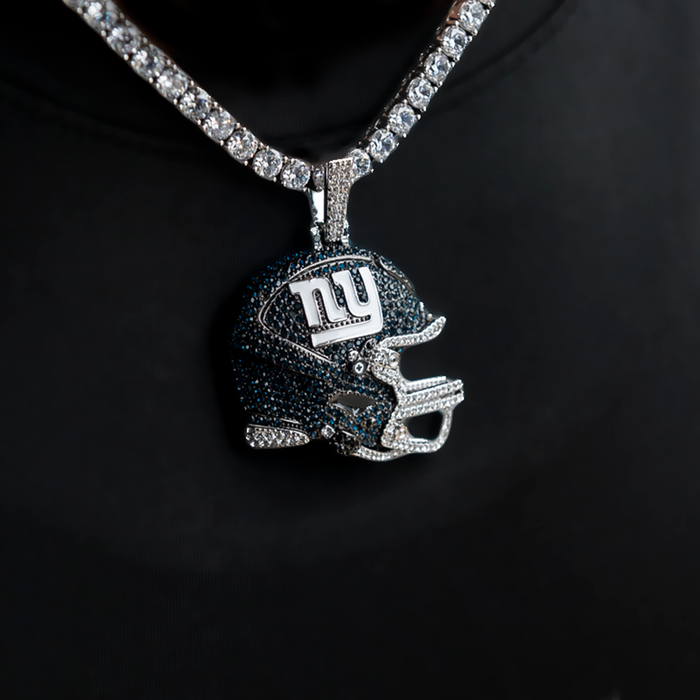 Official NFL 2025 Edition New York Giants Helmet Pendant
