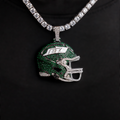 Official NFL 2025 Edition New York Jets Helmet Pendant