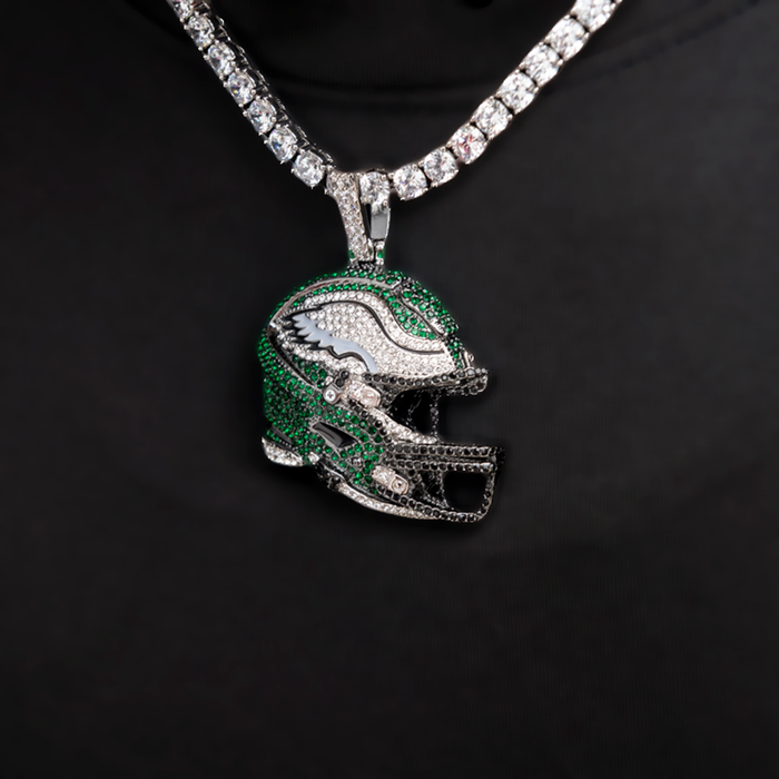 Official NFL 2025 Edition Philadelphia Eagles Helmet Pendant