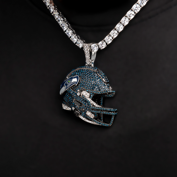 Official NFL 2025 Edition Seattle Seahawks Helmet Pendant