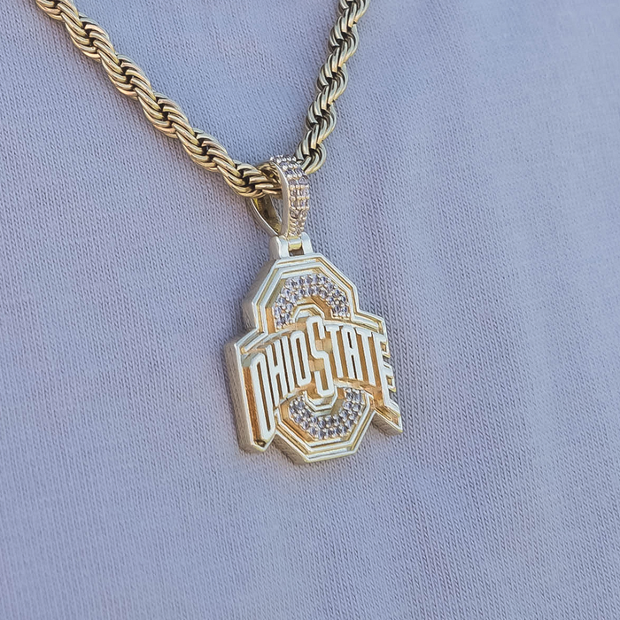 Ohio State Buckeyes Official NCAA Micro Logo Pendant