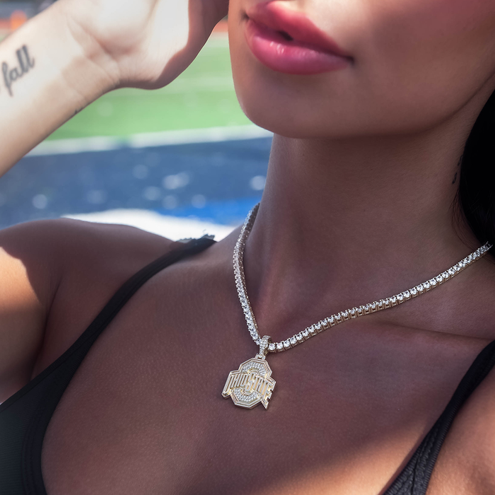 Ohio State Buckeyes Official NCAA Micro Logo Pendant