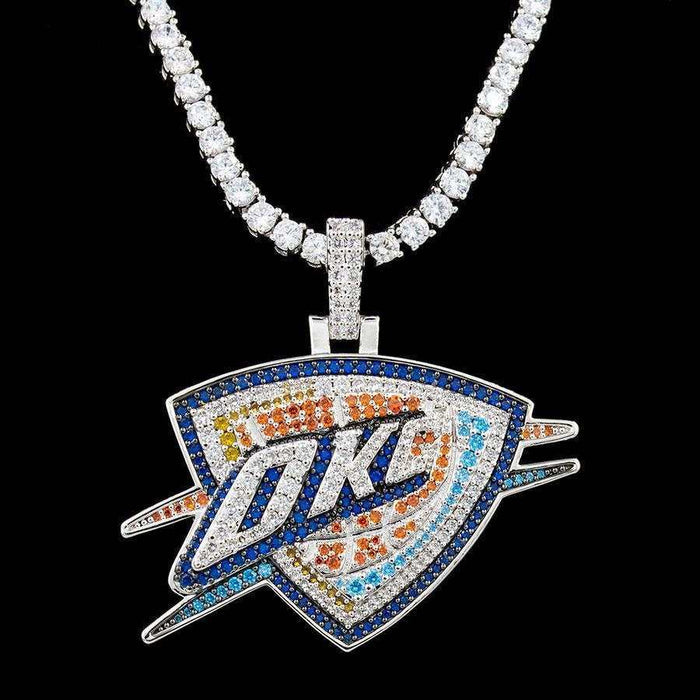Oklahoma City Thunder OKC Official NBA Logo Pendant