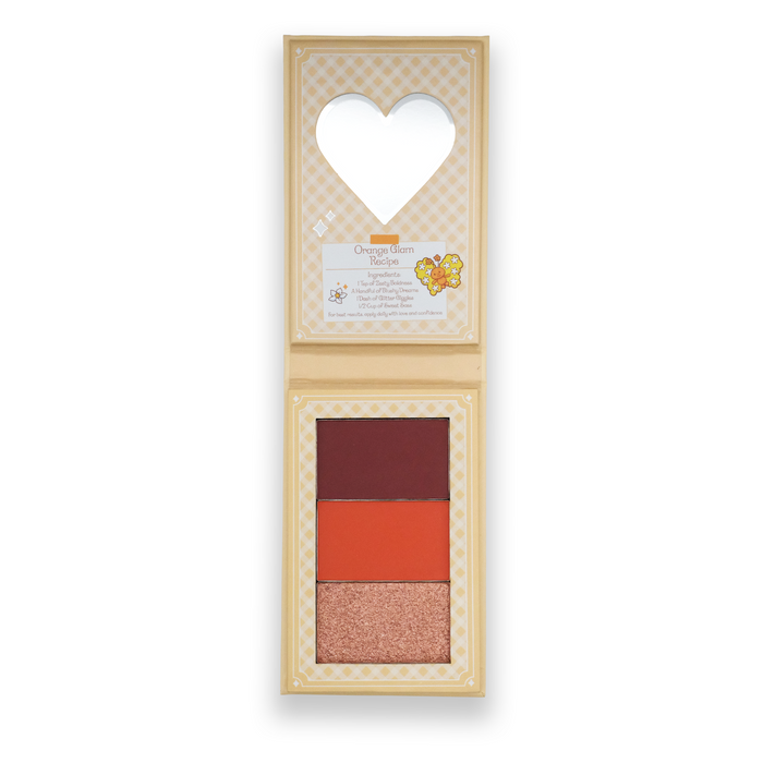 Orange Blossom Blush & Eyeshadow Palette - Strawberry Shortcake X Glisten Cosmetics