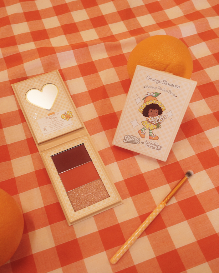 Orange Blossom Blush & Eyeshadow Palette - Strawberry Shortcake X Glisten Cosmetics