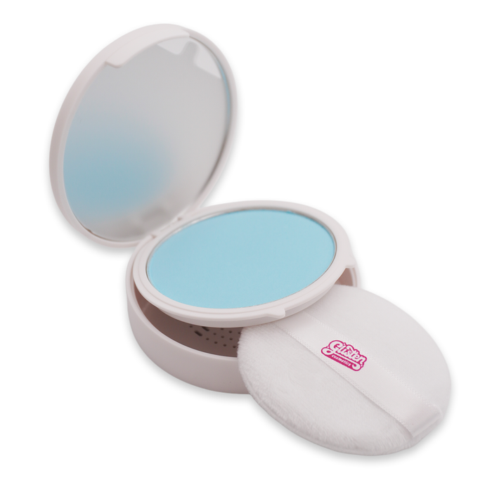 Pastel Blue Spectra Set - Colourful Pressed Powder - Glisten Cosmetics