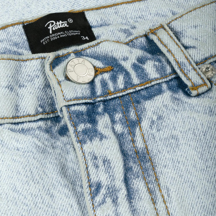 Patta Light Wash Denim Shorts