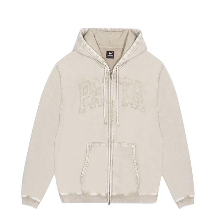 Patta Loopback Logo Zip Hooded Sweater