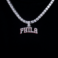 Philadelphia 76ers City Logo Pendant