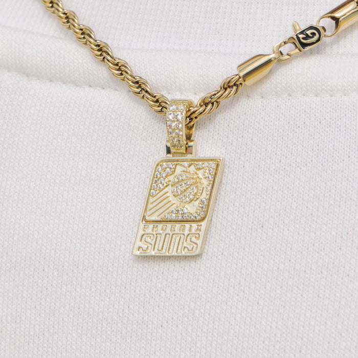 Phoenix Suns Official NBA Micro Logo Pendant