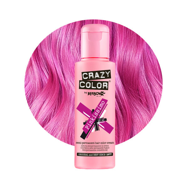 Pinkissimo (Hot Pink) - Semi-Permanent Hair Dye - Crazy Color