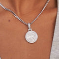 Pittsburgh Steelers Official NFL Micro Logo Pendant - White Gold