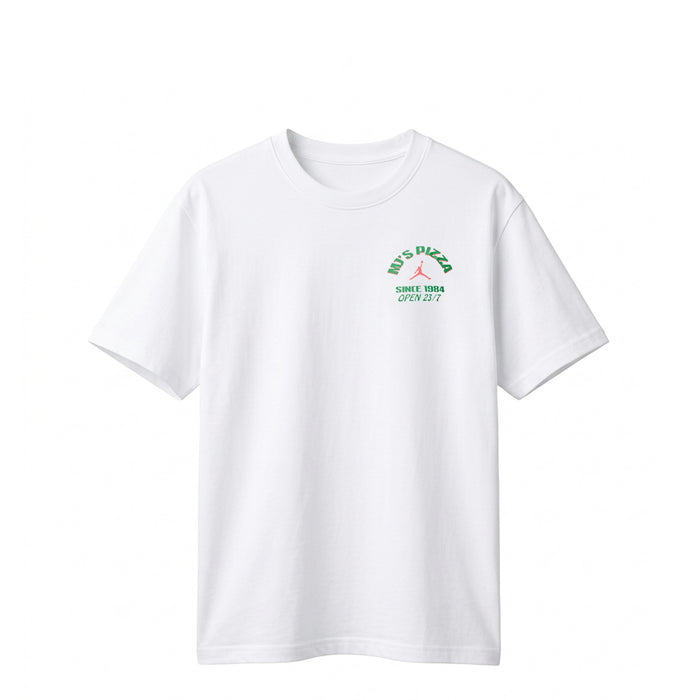Nike Jordan Pizza Tee (White / Infrared 23)