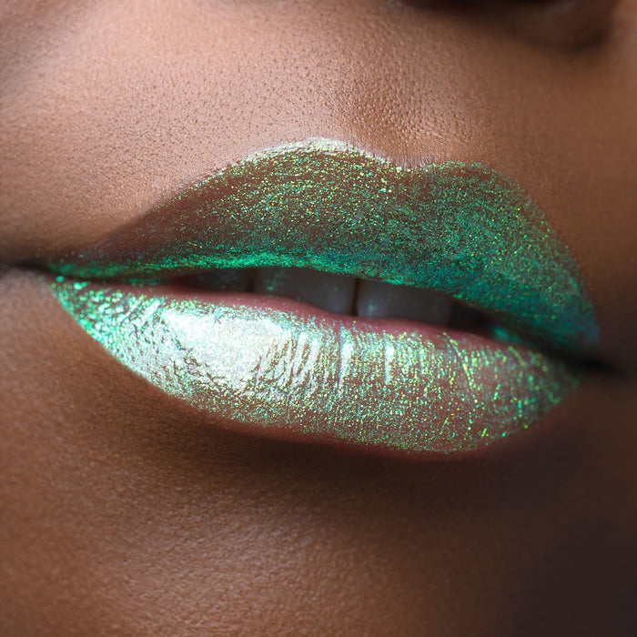 Pluto Chroma Gloss (Turquoise/Pink) - Multichrome Lip Gloss - Glisten Cosmetics