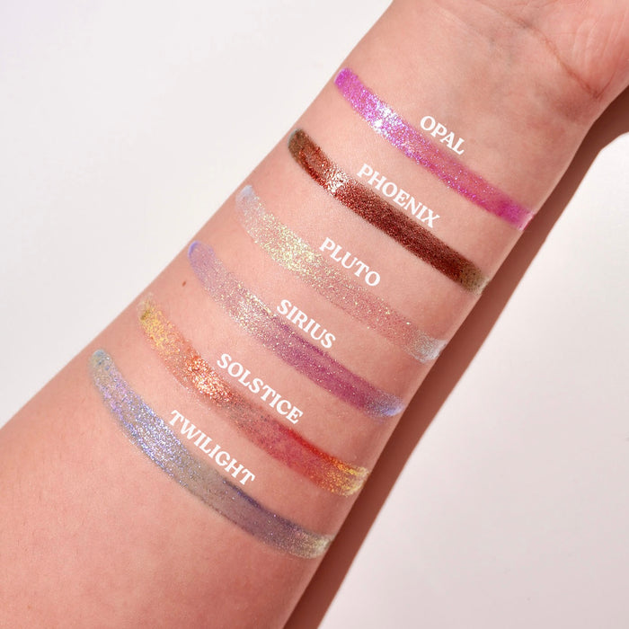 Pluto Chroma Gloss (Turquoise/Pink) - Multichrome Lip Gloss - Glisten Cosmetics