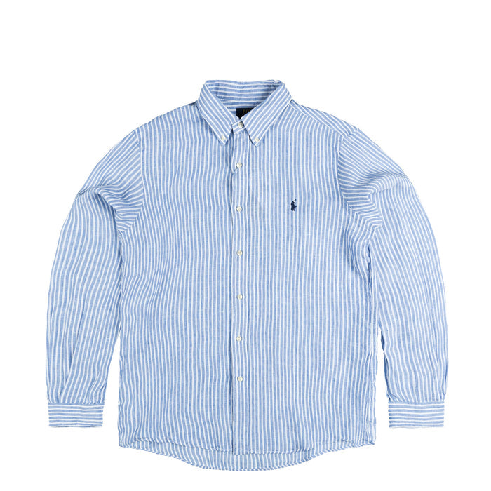 Polo Ralph Lauren Custom Fit Striped Linen Shirt