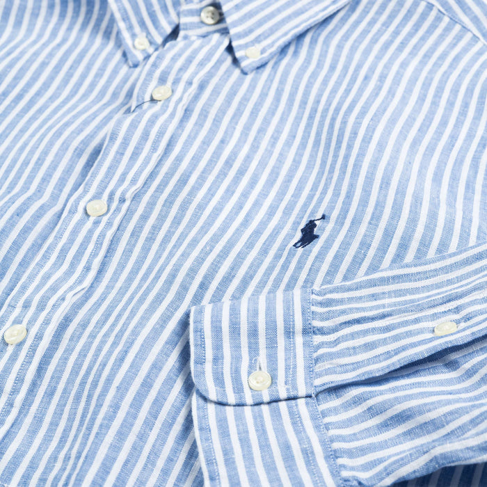Polo Ralph Lauren Custom Fit Striped Linen Shirt