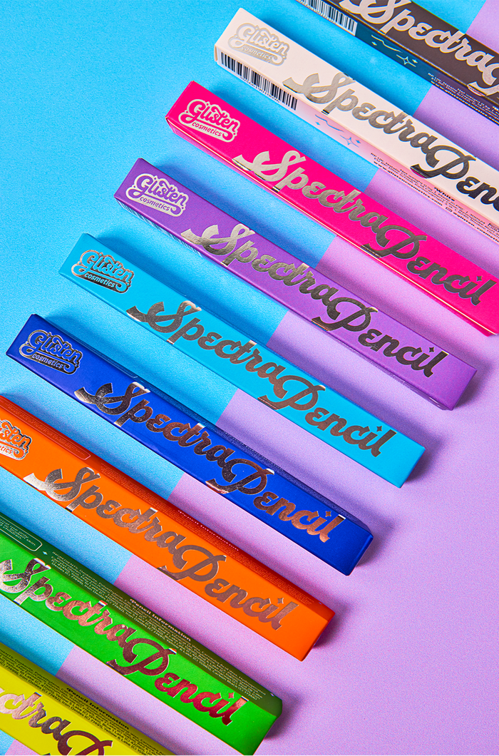 Purple Spectra Pencil - Colourful Pencil - Glisten Cosmetics