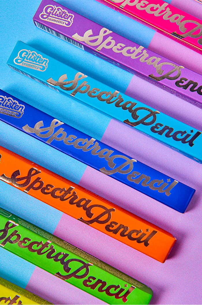 Purple Spectra Pencil - Colourful Pencil - Glisten Cosmetics