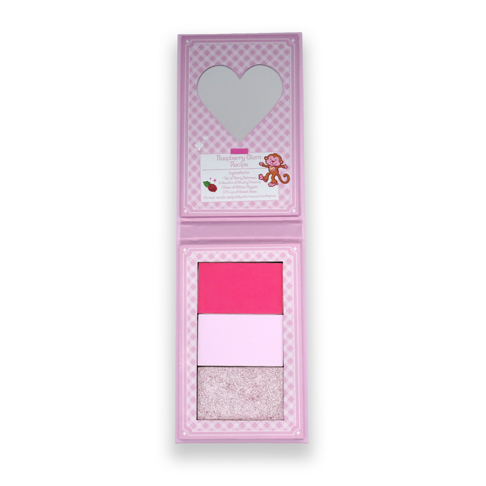 Raspberry Tart Blush & Eyeshadow Palette - Strawberry Shortcake X Glisten Cosmetics
