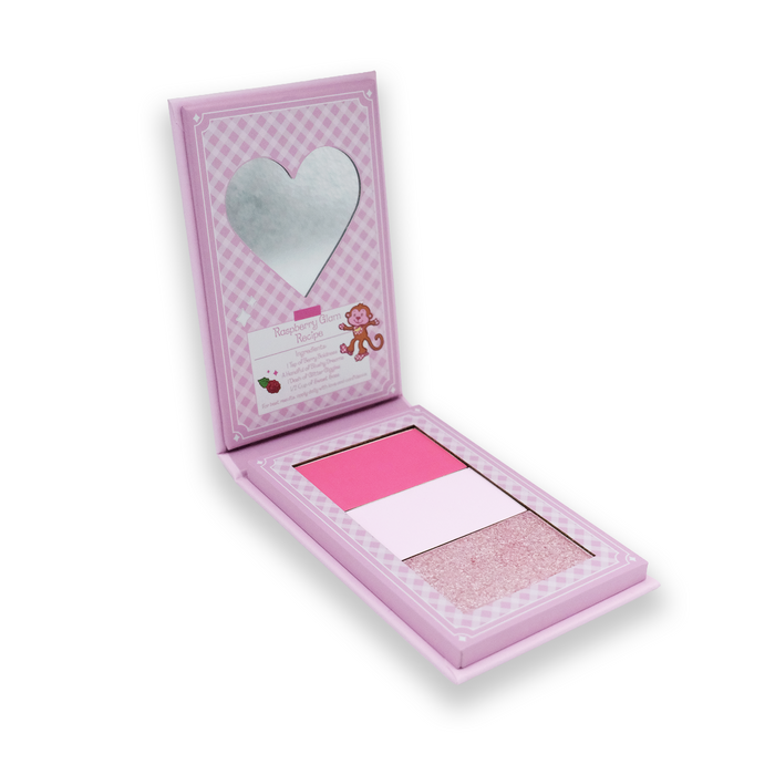 Raspberry Tart Blush & Eyeshadow Palette - Strawberry Shortcake X Glisten Cosmetics
